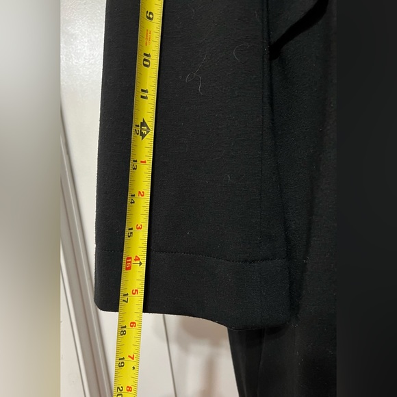 Vtg Black Womens long coat L buttons Michael Kors winter jacket Goth Romantic - Picture 13 of 16